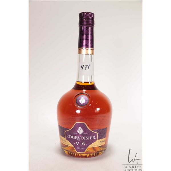 Courvoisier / V.S / Cognac / 750ml / 40% ABV Note: Alcohol cannot be insured by any courier in Canad