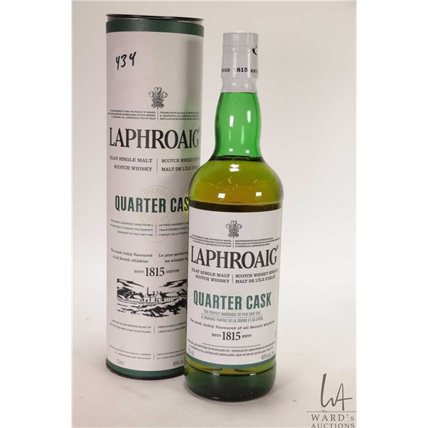 Laphroaig / Quarter Cask / Islay Single Malt Scotch Whisky / 750ml / 48% ABV Note: Alcohol cannot be