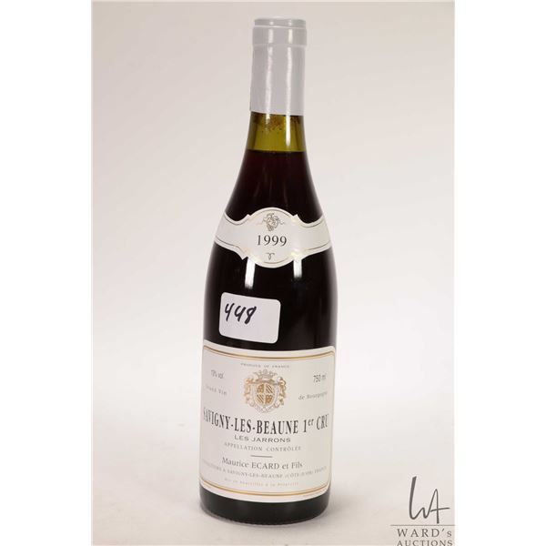 Savigny-Les-Beaune / 1999 / 1er Cru / 750ml / 13% ABV Note: Alcohol cannot be insured by any courier