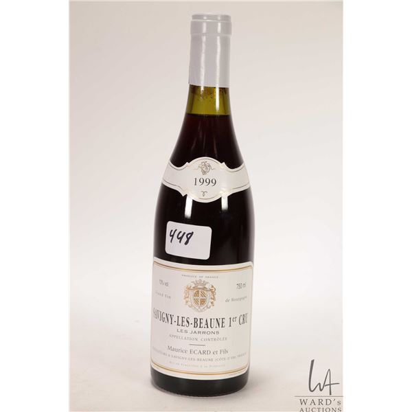 Savigny-Les-Beaune / 1999 / 1er Cru / 750ml / 13% ABV Note: Alcohol cannot be insured by any courier
