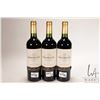 Image 1 : 3 serialized bottles of Premius / 2008 Bordeaux / 750ml / 12.5% ABV Note: Alcohol cannot be insured 