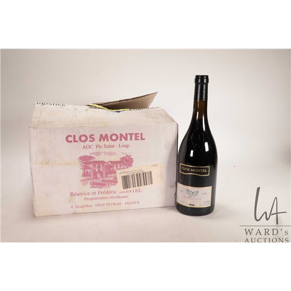 6 bottles of Clos Montel / 2000 Pic Saint-Loup / 750ml / 13% ABV Note: Alcohol cannot be insured by 