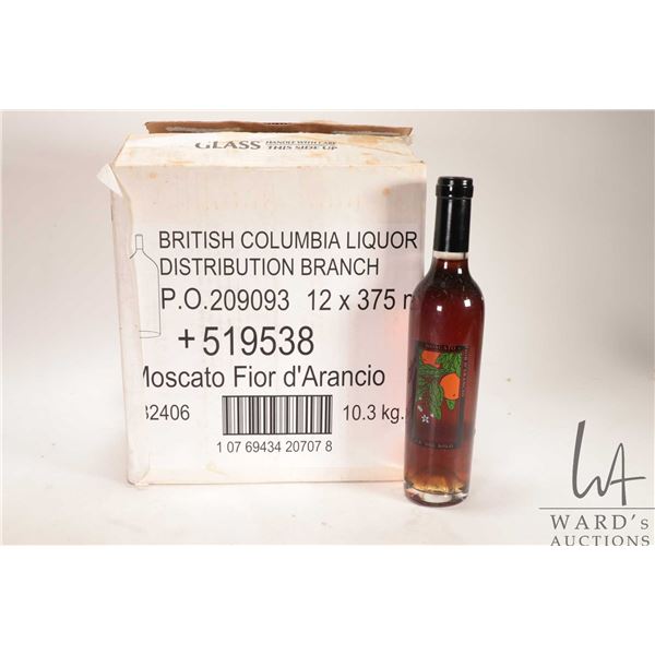 12 bottles of Moscato / Fior D'arancio / Vintage 1997 / Ca' Del Solo / 375ml / 16% ABV Note: Alcohol