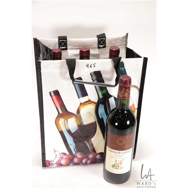6 serialized bottles of Chateau de Lastours / Corbieres / 750ml / 13.2% ABV, includes wine carrier b