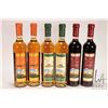 Image 1 : 6 bottles of Zen wine including 2 bottles of Cassis / 500ml, 2 bottles of Apricot / 500ml, and 2 bot
