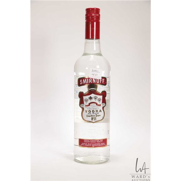Smirnoff / Vodka / 750ml / 40% ABV Note: Alcohol cannot be insured by any courier in Canada. Local p