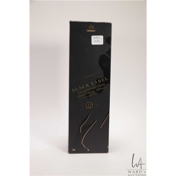 Johnnie Walker / Black Label / Blended Scotch Whisky / Aged 12 years / 750ml / 40% ABV Note: Alcohol