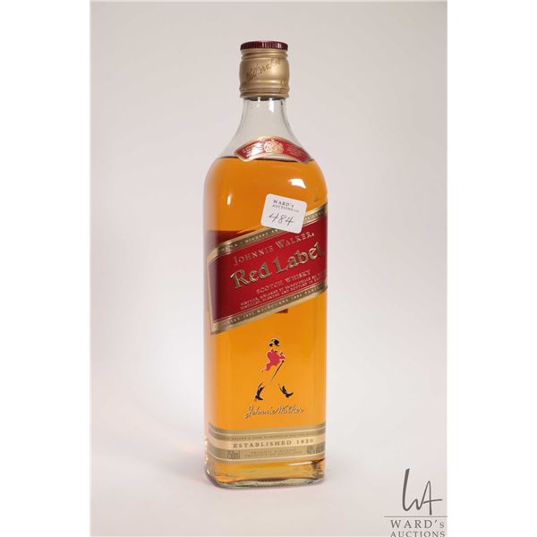 Johnnie Walker / Red Label / Scotch Whisky / 750ml / 40% ABV Note: Alcohol cannot be insured by any 