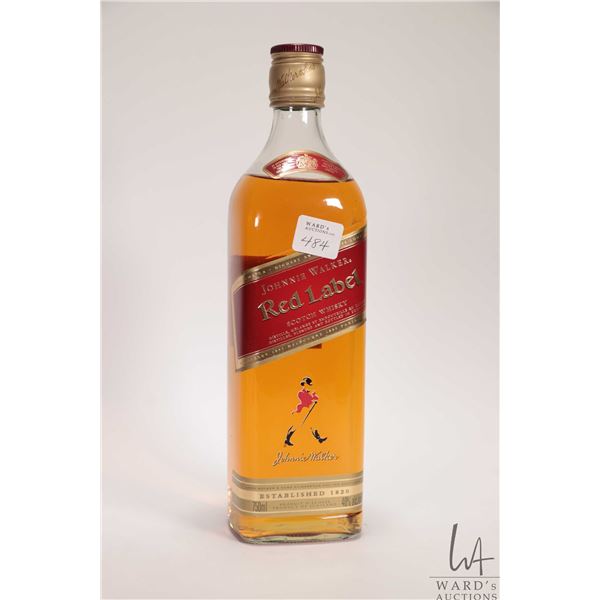 Johnnie Walker / Red Label / Scotch Whisky / 750ml / 40% ABV Note: Alcohol cannot be insured by any 