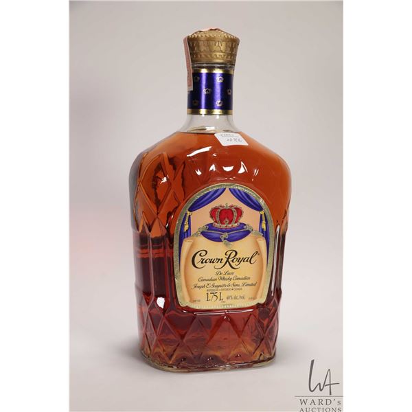 Crown Royal / Canadian Whisky / 1.75L / 40% ABV Note: Alcohol cannot be insured by any courier in Ca