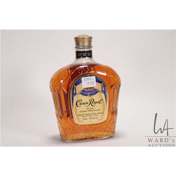 Crown Royal / Canadian Whisky / 750ml / 40% ABV Note: Alcohol cannot be insured by any courier in Ca