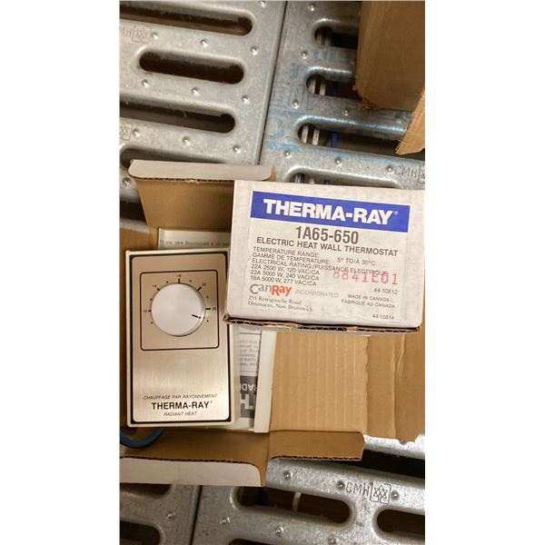 5 THERMA-RAY RADIANT HEATING PANELS FOR T-BAR SUSPENDED CEILINGS