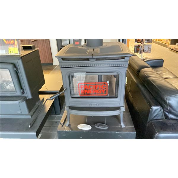 PACIFIC ENERGY ALDERLEY T5 LE WOOD BURNING FIREPLACE RADIANT CONCEALED HEAT WITH COOKTOP