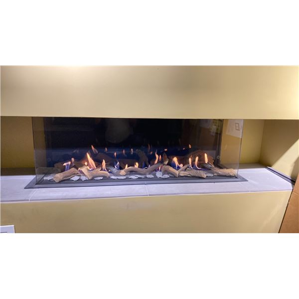 BELLFIRES VBL-3NG-5B LARGE BUILT-IN FIREPLACE.