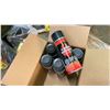 Image 1 : SIX CANS OF STOVE BRIGHT FLAT BLACK STOVE PAINT.