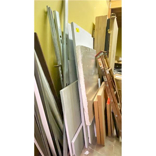 SEVERAL PIECES OF RIGID INSULATION