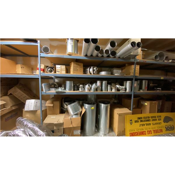 4 SHELVES OF ASSORTED VENTING. VARIOUS SIZES