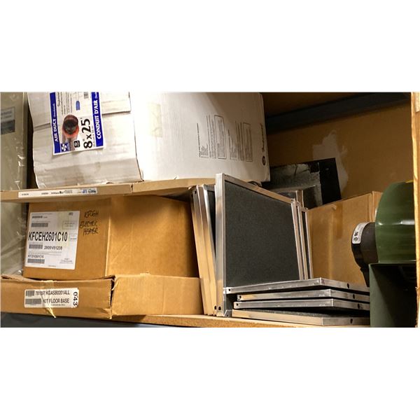 GROUP OF ASSORTED VENTING. SEVERAL LENGTHS OF FLEXIBLE VENTING.