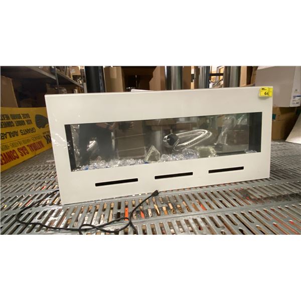 ELECTRIC FIREPLACE OLDER DEMO MODEL. 48" X 21" OPENING. 51" WIDE OVERALL.