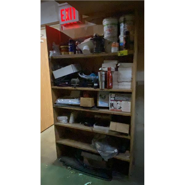 SHELF LOT OF INSTALLATION HARDWARE