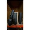 Image 4 : GROUP LOT OF BLACK AND STAINLESS UNINSULATED PIPE. VARIOUS SIZES
