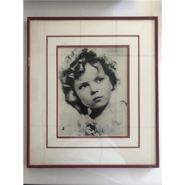 Framed Shirley Temple photo