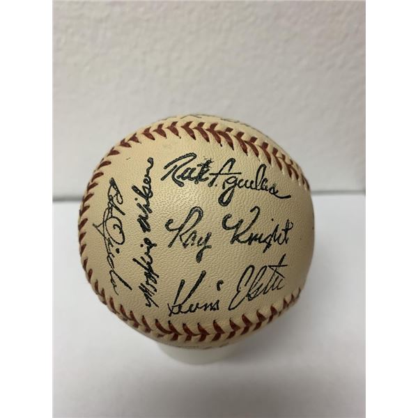 Facsimile signed 1986 NY Mets baseball