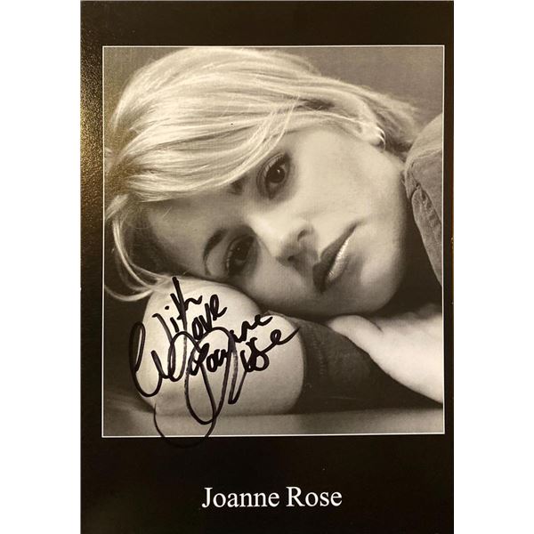 Musician Joanne Rose signed photo