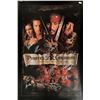 Image 1 : Pirates Of The Caribbean Curse Of The Black Pearl cast signed movie poster. GFA Authenticated
