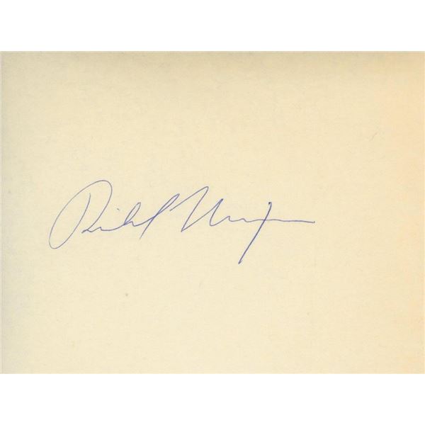 Richard Nixon signature cut