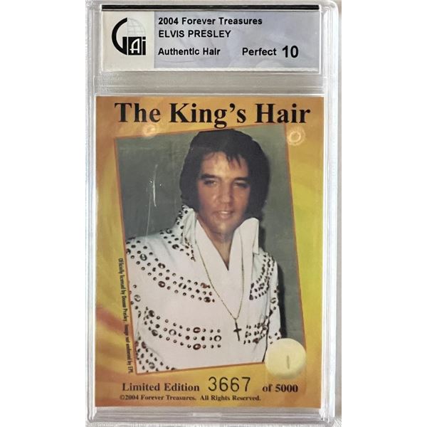 Elvis Presley hair follicle.  Global Authentics slabbed