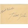 Image 1 : NBA Tom Gola original signature