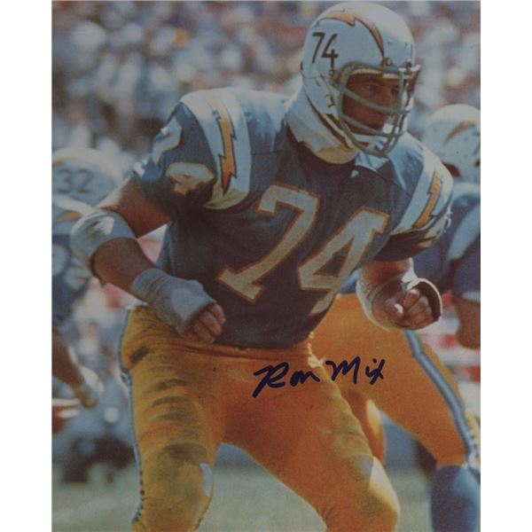 Ron Mix signed photo