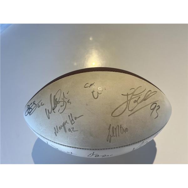 2007-2008 Chargers team signed football. GFA authenticated
