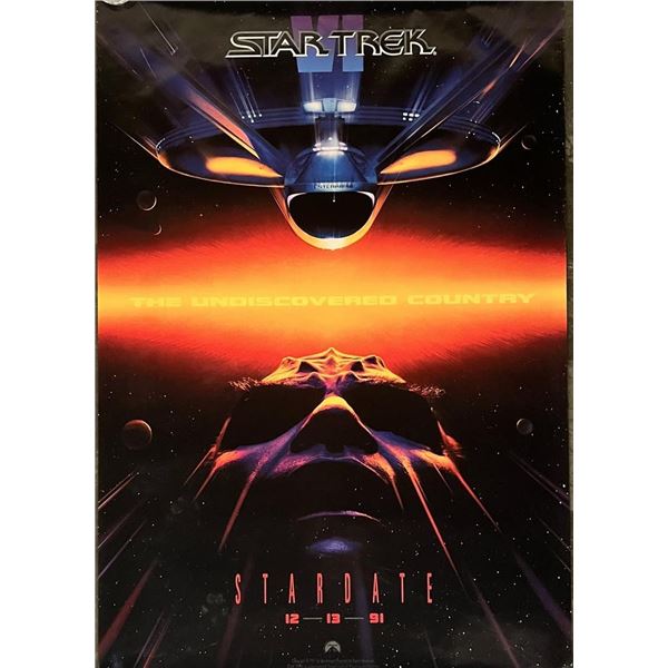 Star Trek VI The Undiscovered Country original movie poster