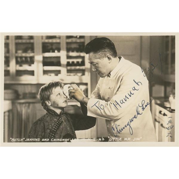 Ching Wah Lee signed photo