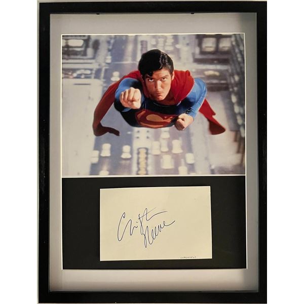 Christopher Reeve original signature collage.