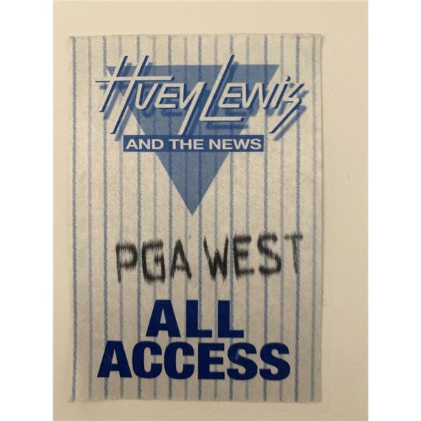 Huey Lewis and the News All Access Backstage Pass