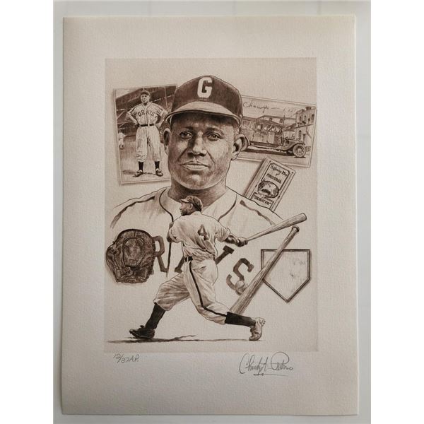 Buck Leonard Artwork. Individually  Numbered Signed Artists Proof