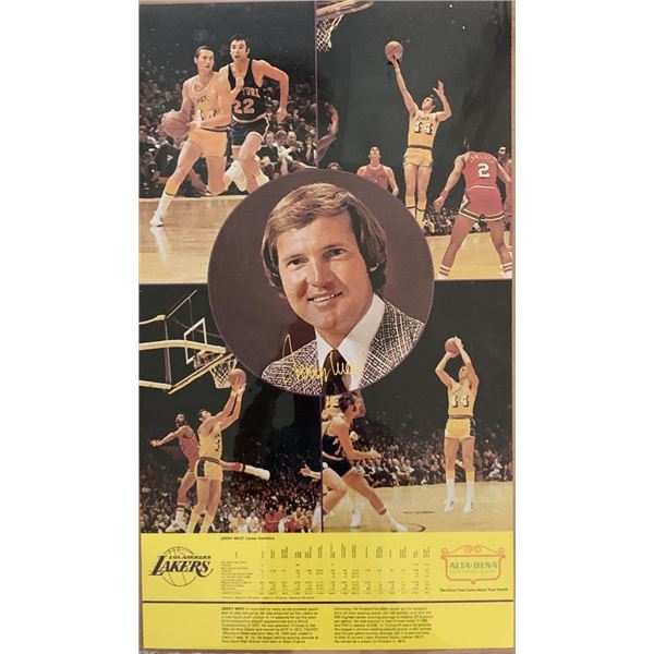 Jerry West reprint mini poster