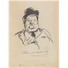 Image 3 : A Pair of Brown Derby Laurel & Hardy Caricature Drawings.