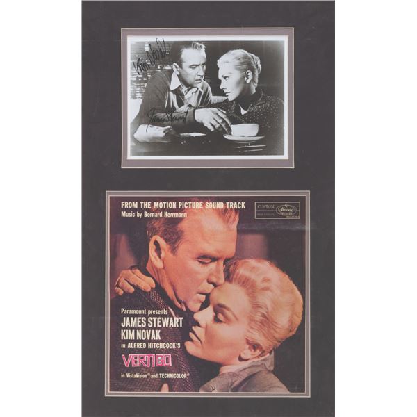 A Multi-Signed "Vertigo" Publicity Photo and Record Sleeve.