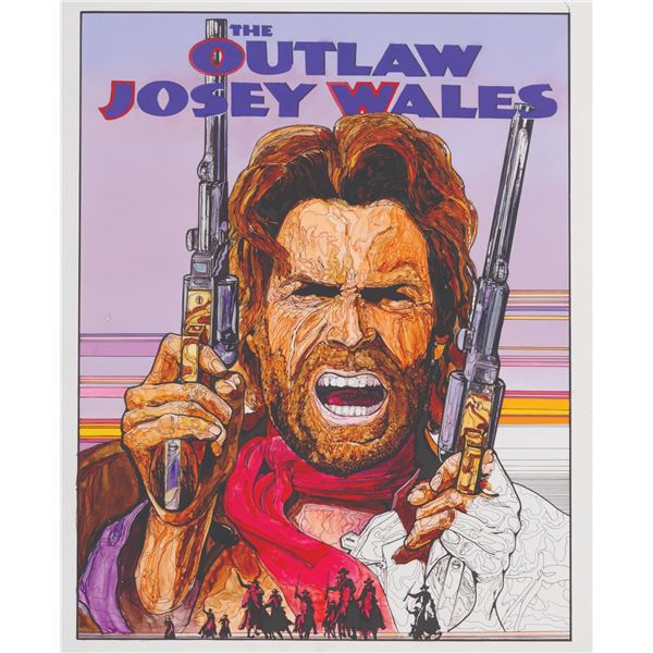 "The Outlaw Josey Wales" Coloring Poster Concept.