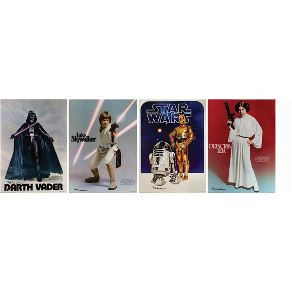 A Set of Bob Seidemann Signed "Star Wars" Posters.