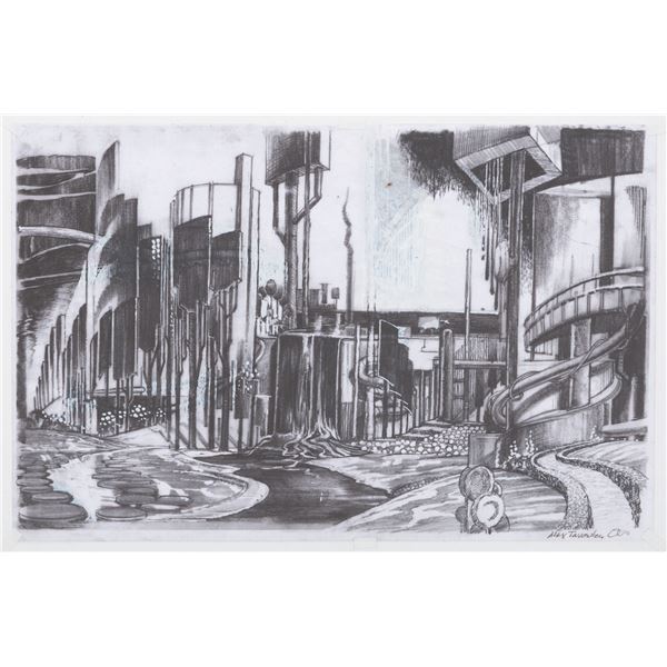 A "Charlie and the Chocolate Factory" Concept Drawing.