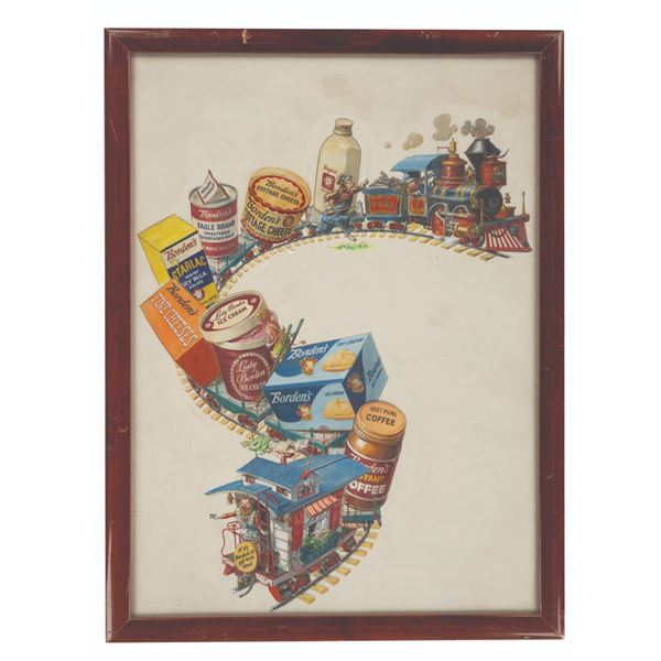 A Borden's Elsie's Good Food Line Art and Record.