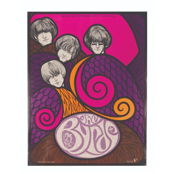 The Byrds Concert Poster.