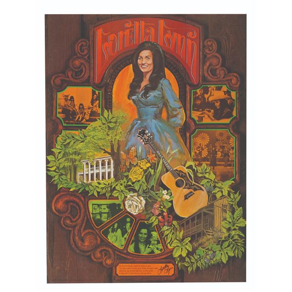 A Rare Loretta Lynn Poster.