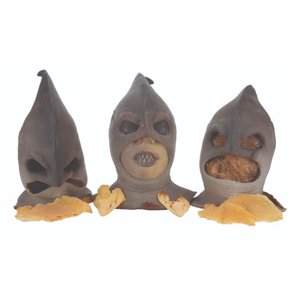 An "Amazing Live Sea Monkeys" Shark Guy Prosthetic Collection.