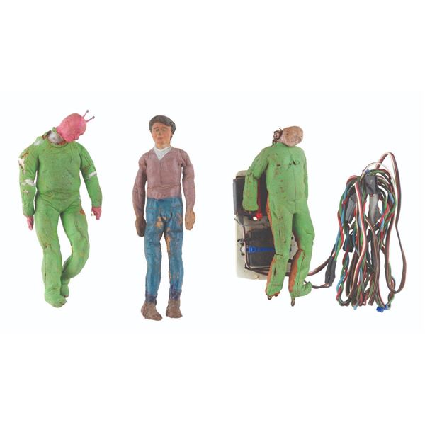 Three "Aliens for Breakfast" Stop-Motion Puppets.